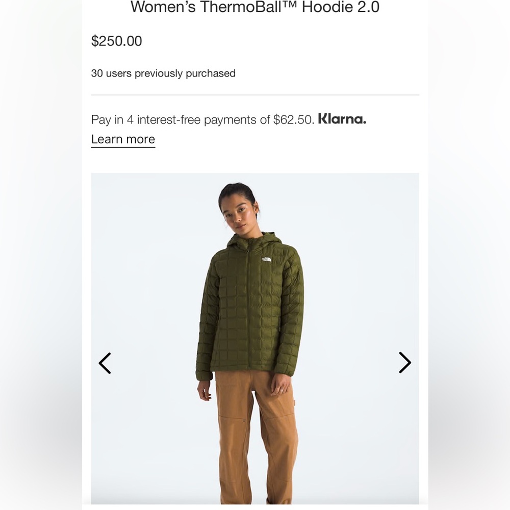 North face Thermoball 2.0